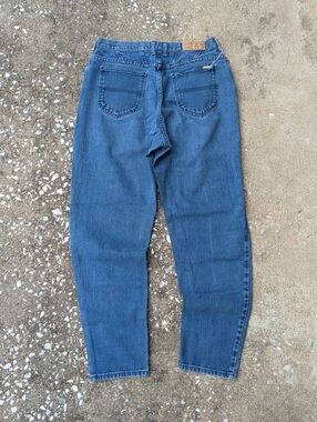 Riveted Riders by Lee High-Rise Women's Jeans in Blue Denim